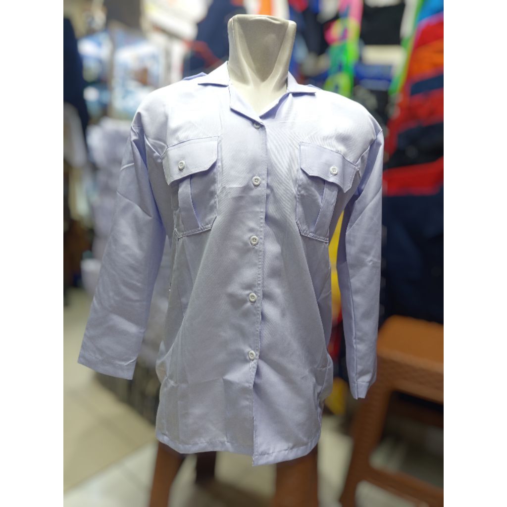 kemeja putih PNS PEMPROV DKI /seragam putih PNS PEMPRO DKI jakarta wanita