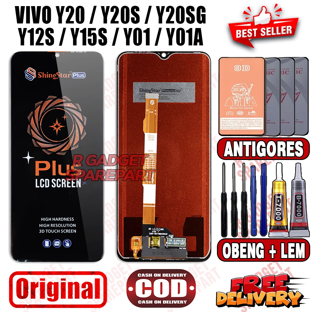 Lcd Touchscreen VIVO Y20 / Y20S / Y20SG / VIVO Y12S / VIVO Y15S / VIVO Y01 / Y01A Original Fullset