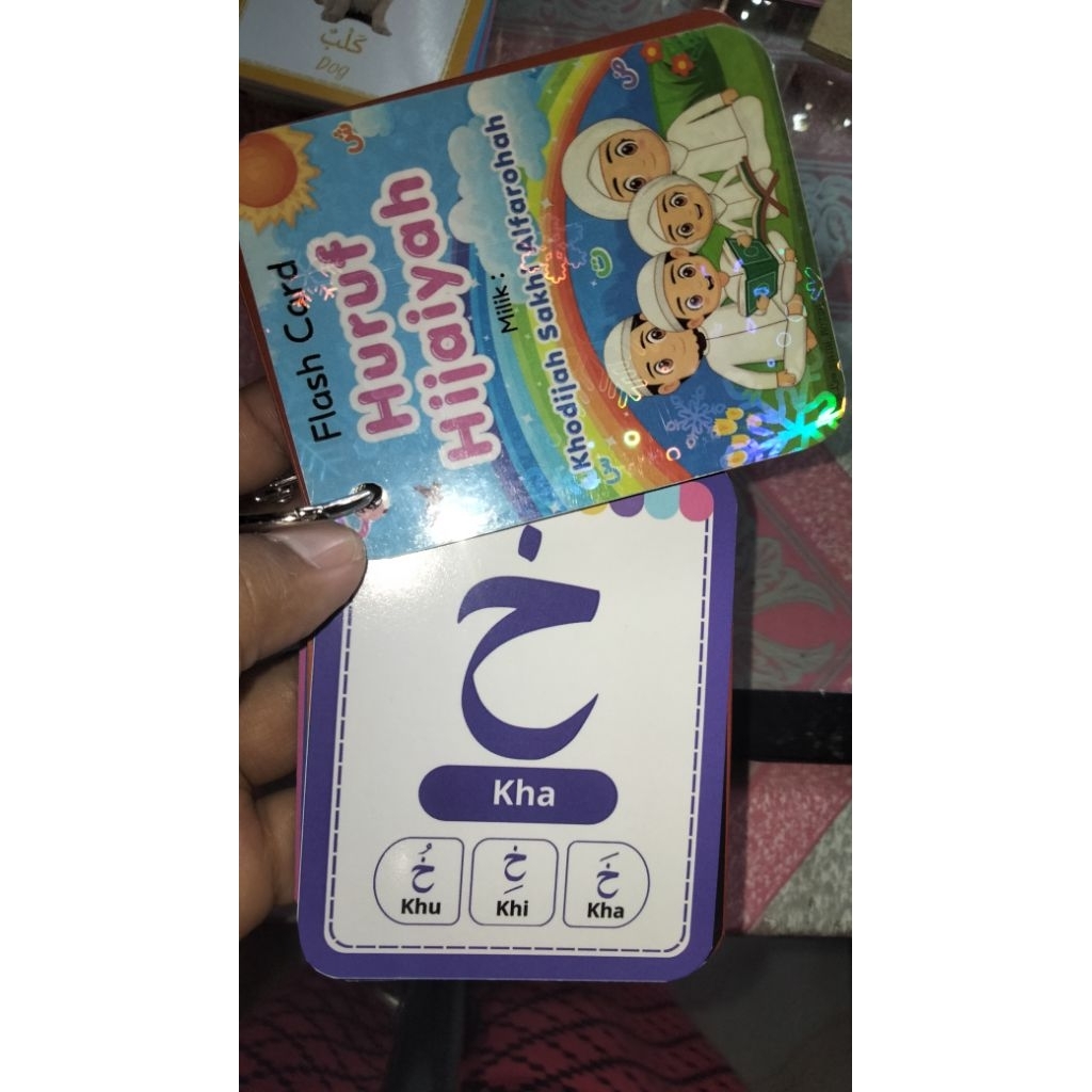 Flash Card Huruf Hijaiyah | Kartu Huruf Hijaiyah