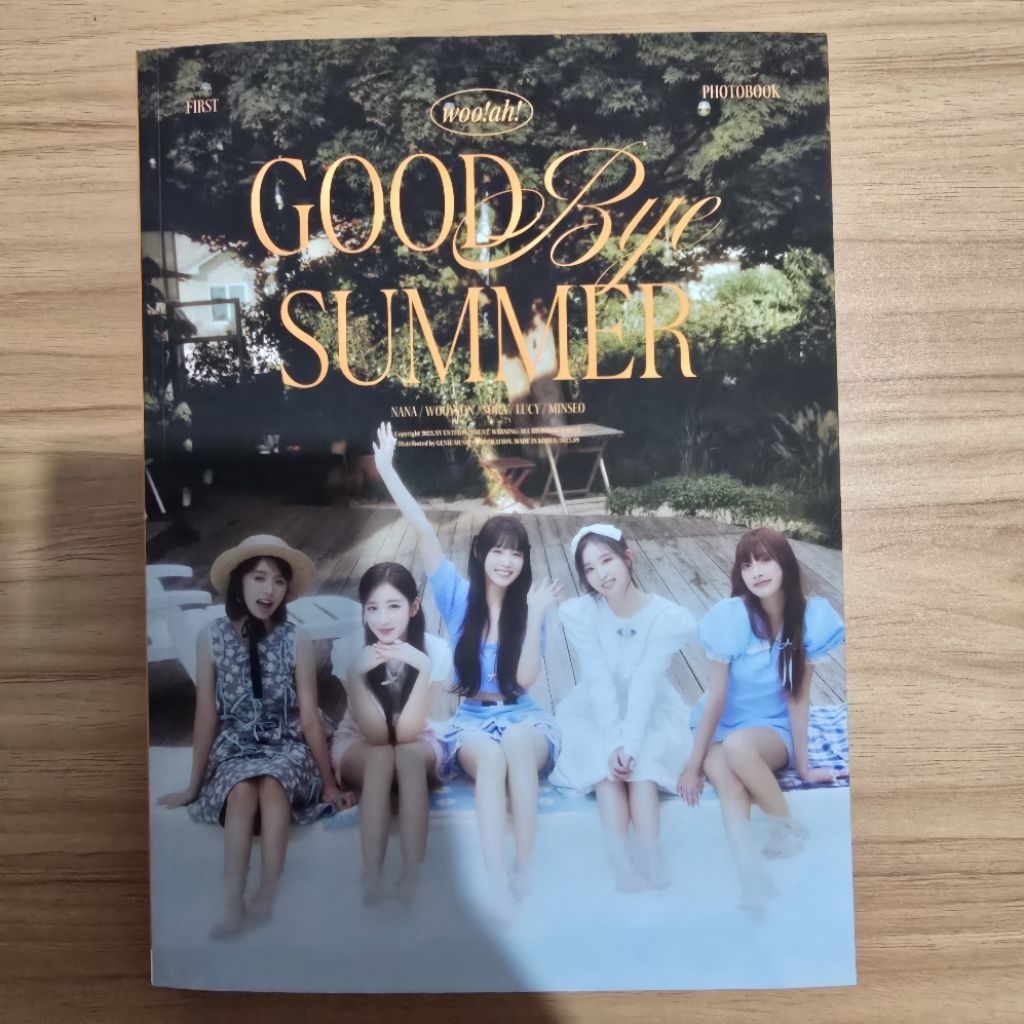 WOOAH 1ST PHOTOBOOK GOODBYE SUMMER FIRST PB NANA WOOYEON SORA LUCY MINSEO PHOTOCARD PC WOOAH ALBUM