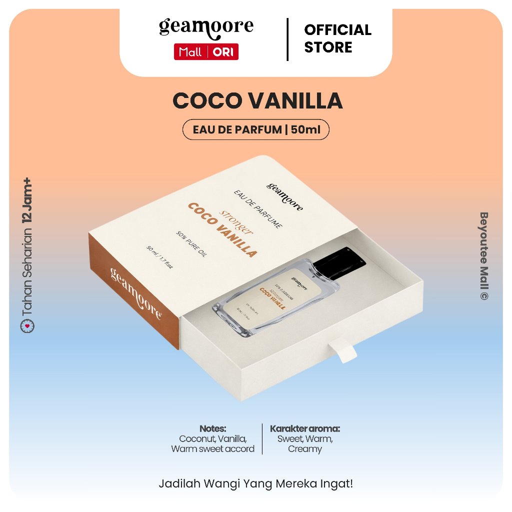 Geamoore Coco Vanilla Eau De Parfum 50ml