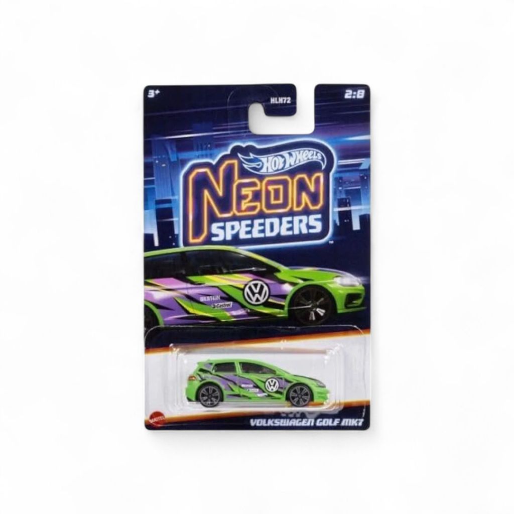 Hot Wheels Volkswagen MK7 Neon Speeders (Original 100%)