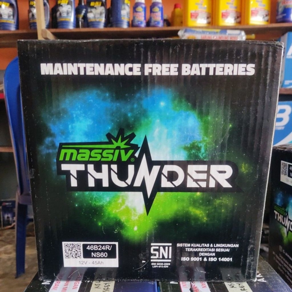 AKI MASSIV THUNDER NS60 45Ah (kering)