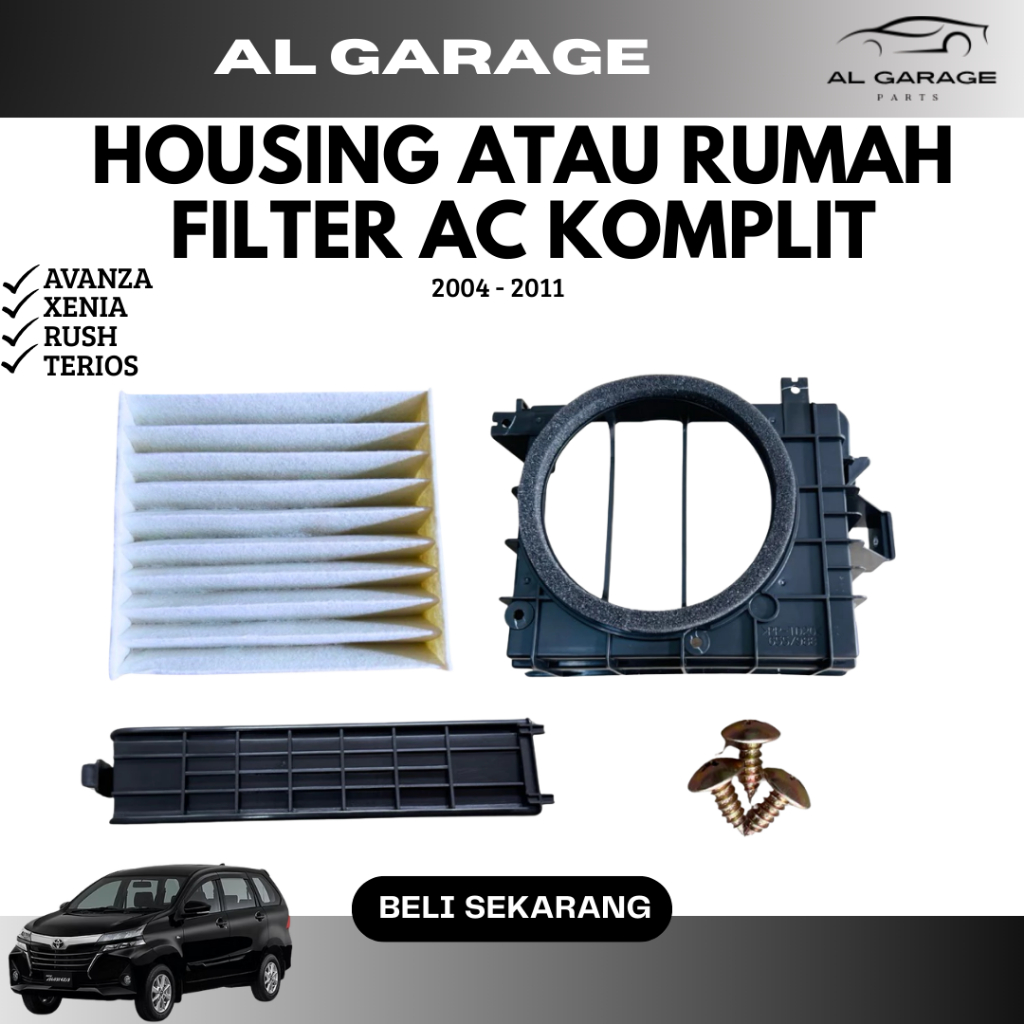 HOUSING ATAU RUMAH FILTER AC KOMPLIT AVANZA XENIA RUSH TERIOS 2004 - 2011