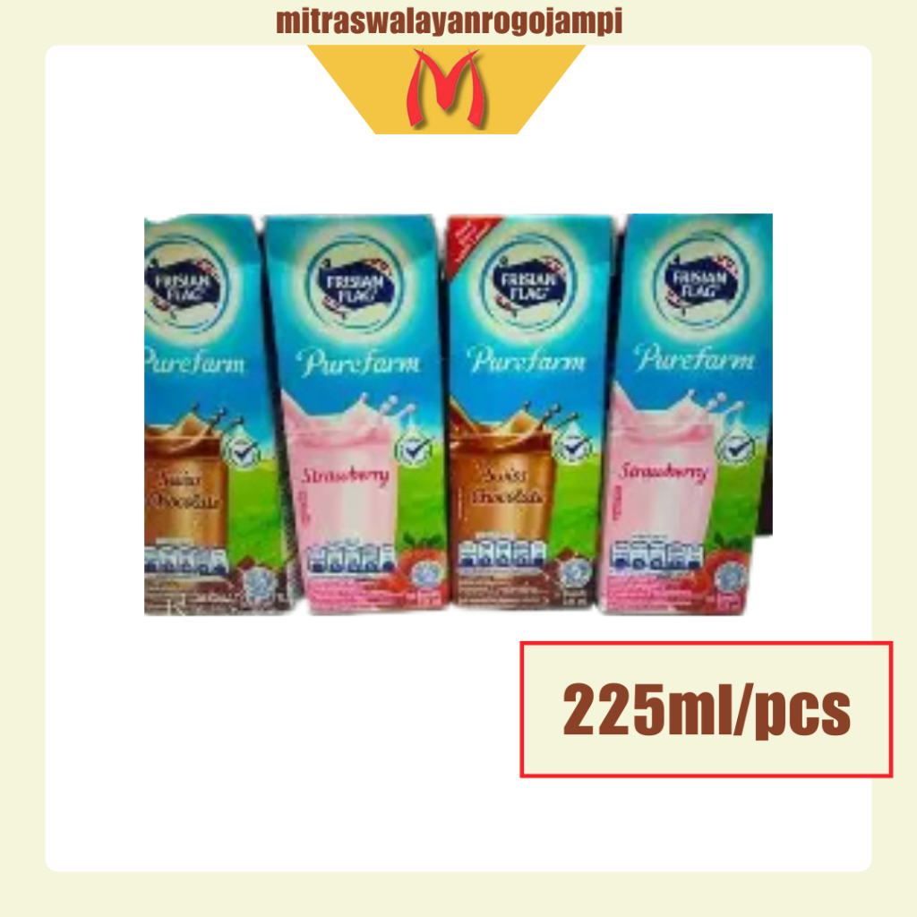 Frisian Flag Purefarm Susu UHT All Varian 225ml