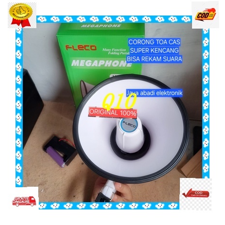 Q10 MEGAPHONE CASAN ISI ULANG BATERAI BATERRY BATERE H64 TOA CORONG Speaker Karaoke PENGERAS SUARA M