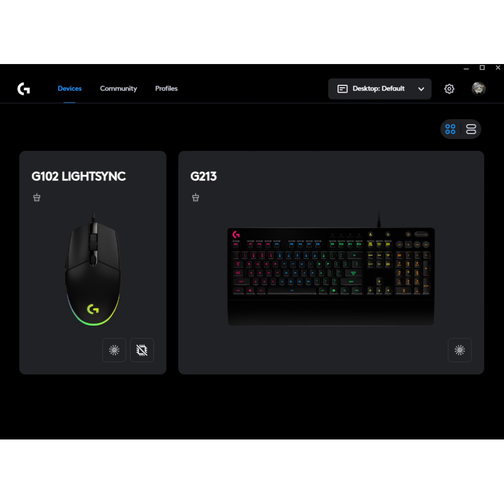 Keyboard Logitech G213 & Mouse Logitech G120