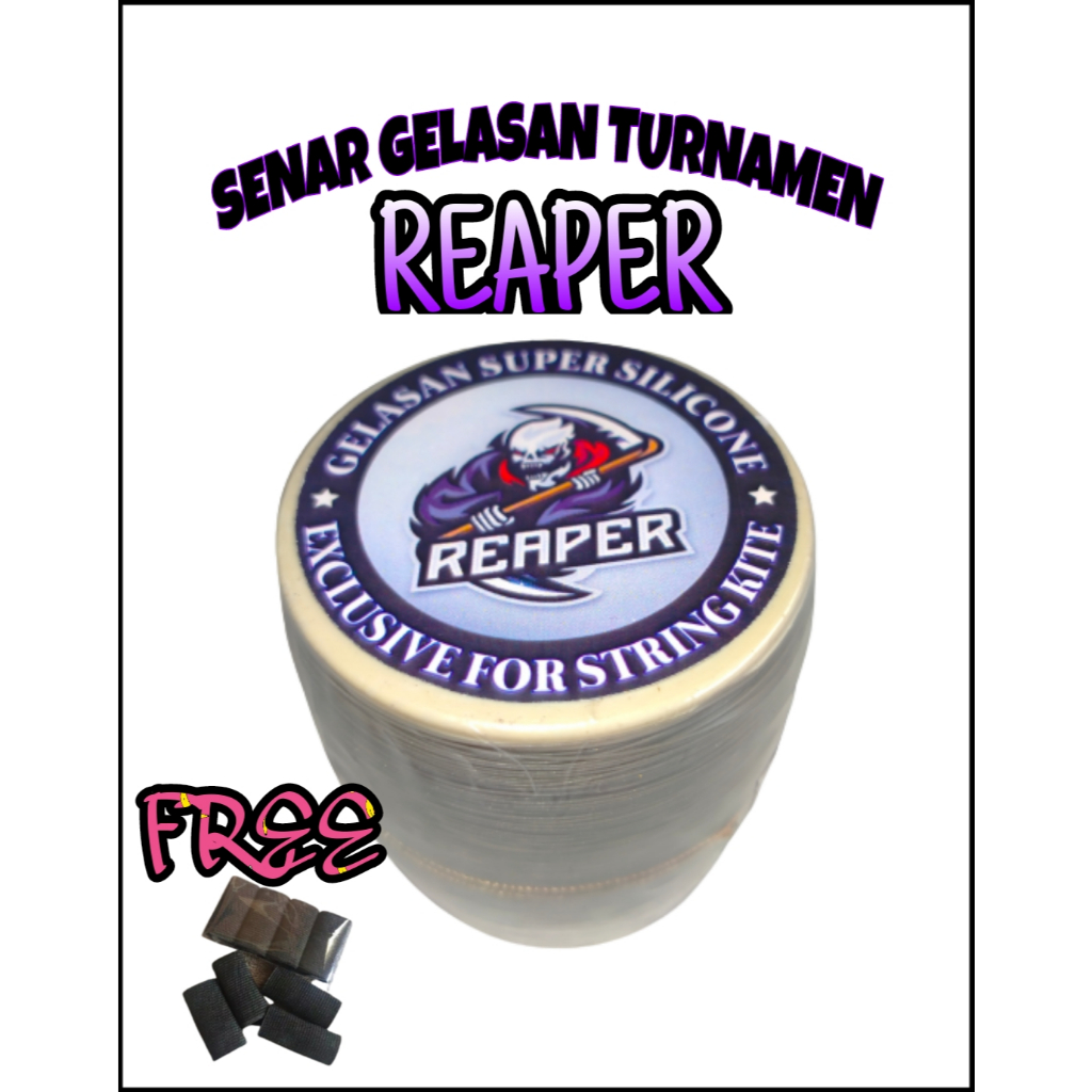 Gelasan/Benang Layangan Reaper- Benang Gelasan Super Tajam - Free Pelindung Jari
