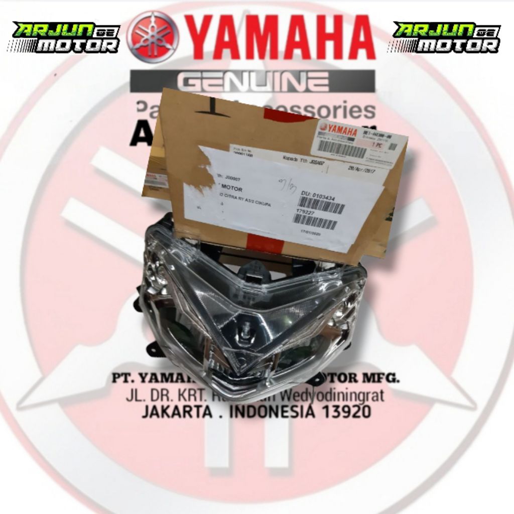 Lampu Depan-Reflektor Yamaha Aerox 125 Asli BE1-H4300-00 ORIGINAL YAMAHA