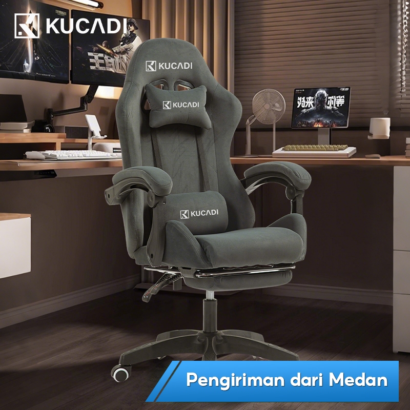KUCADI[Pengiriman Dari Medan ] Kursi Gaming Kursi Kantor Gaming Chair Kursi Kerja  Kursi Belajar Kur