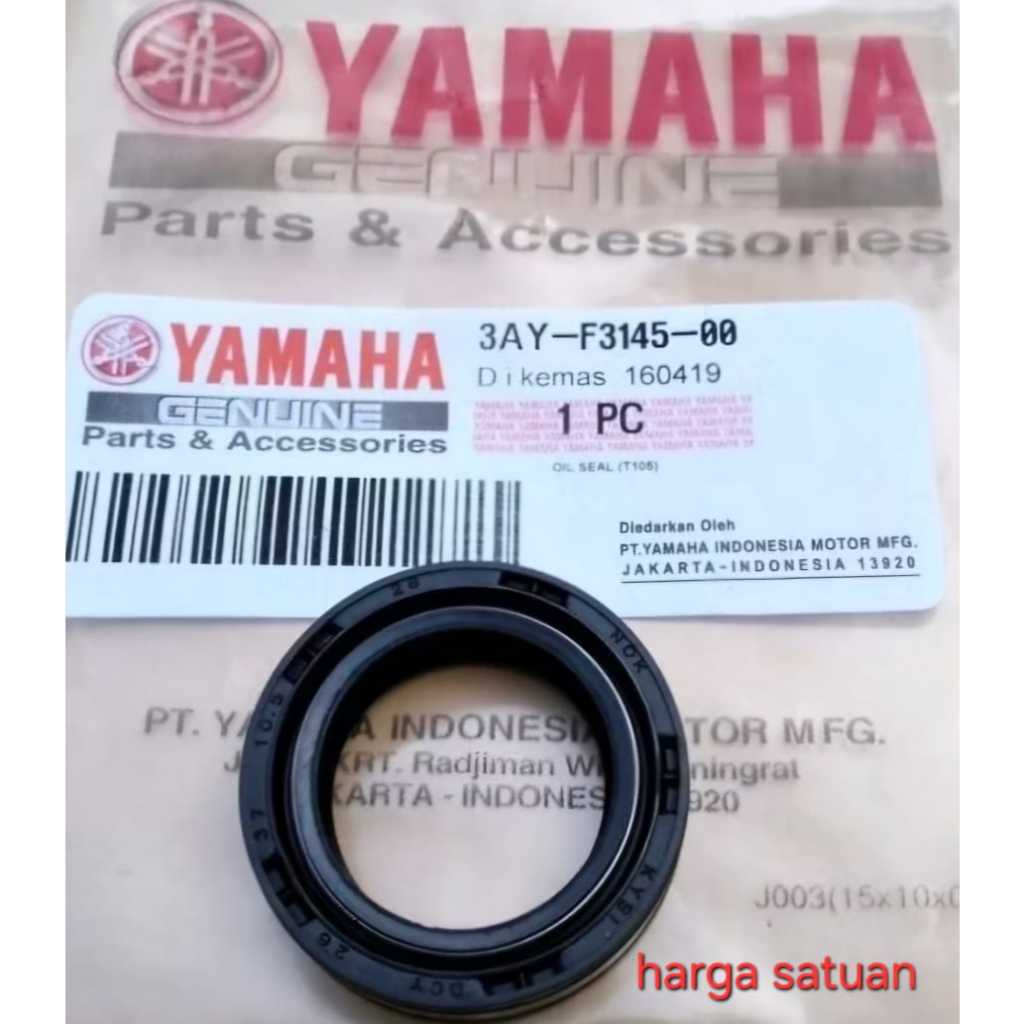 SEAL SIL SHOCK DEPAN JUPITER Z MX VEGA NEW CRYPTON MIO SOUL J M3 ORIGINAL