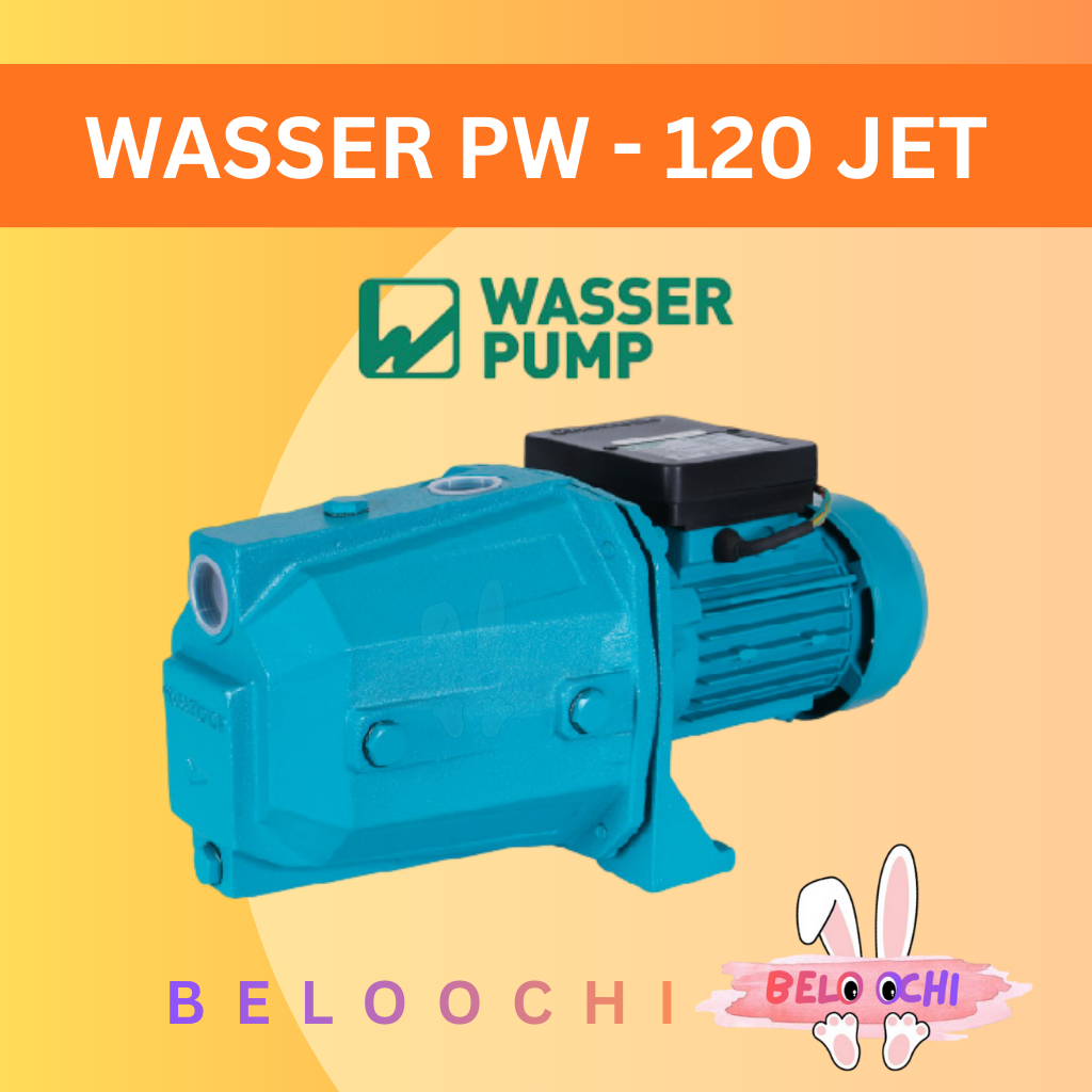 Pompa Air Wasser PW-120 Jet Non Otomatis / Pompa Air Semi Jet