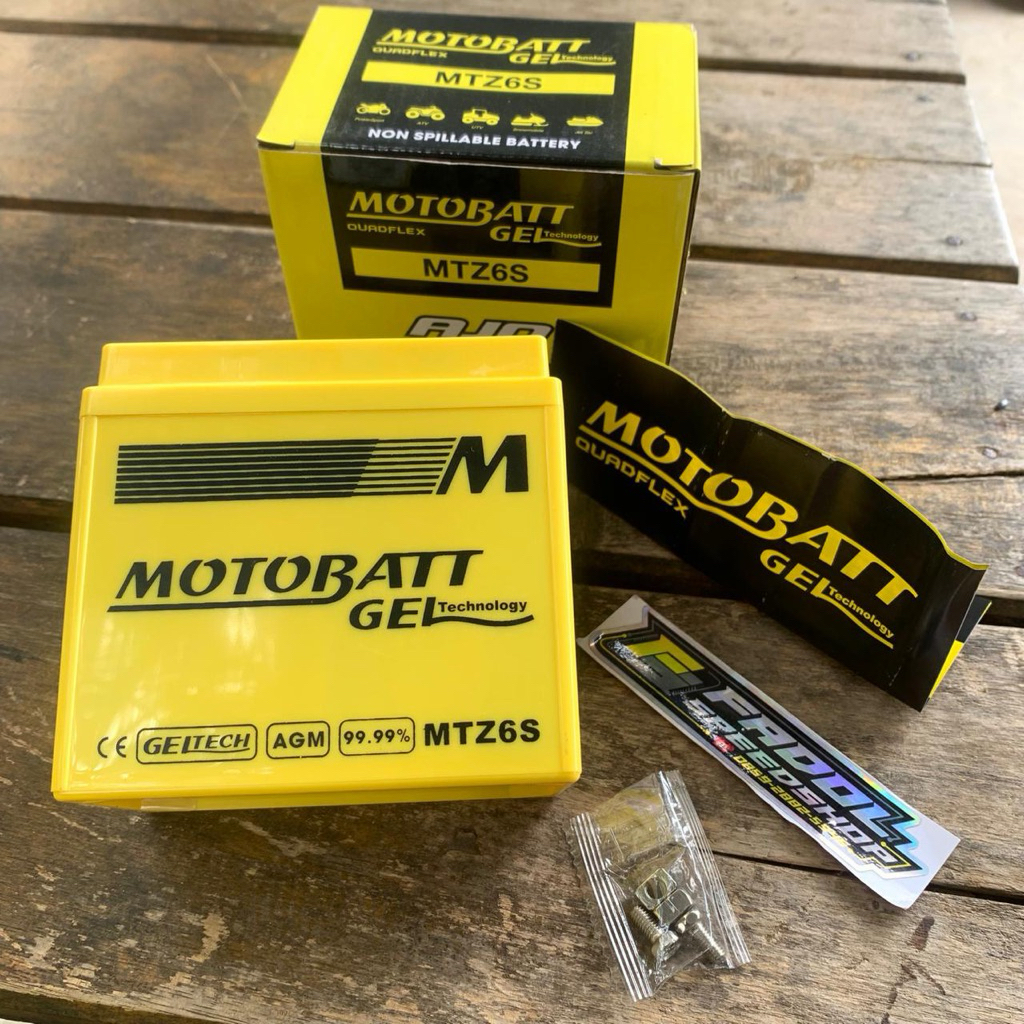 Aki Motobatt MTZ6S Vario125 Vario150 Vario160