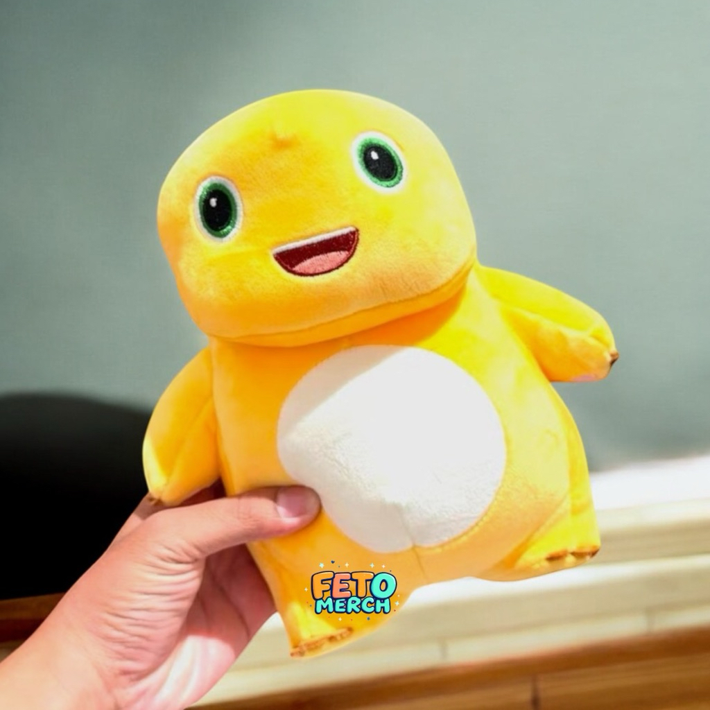 MINISO Boneka Nailong 9 Inch / 24cm Original Boneka Dinosaurus Kuning Lucu