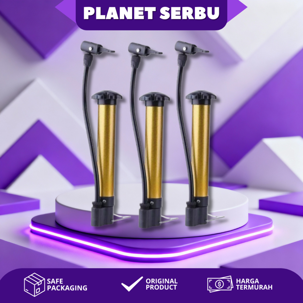 Pompa Ban Sepeda Mini / Pompa Sepeda motor Portable Multifungsi
