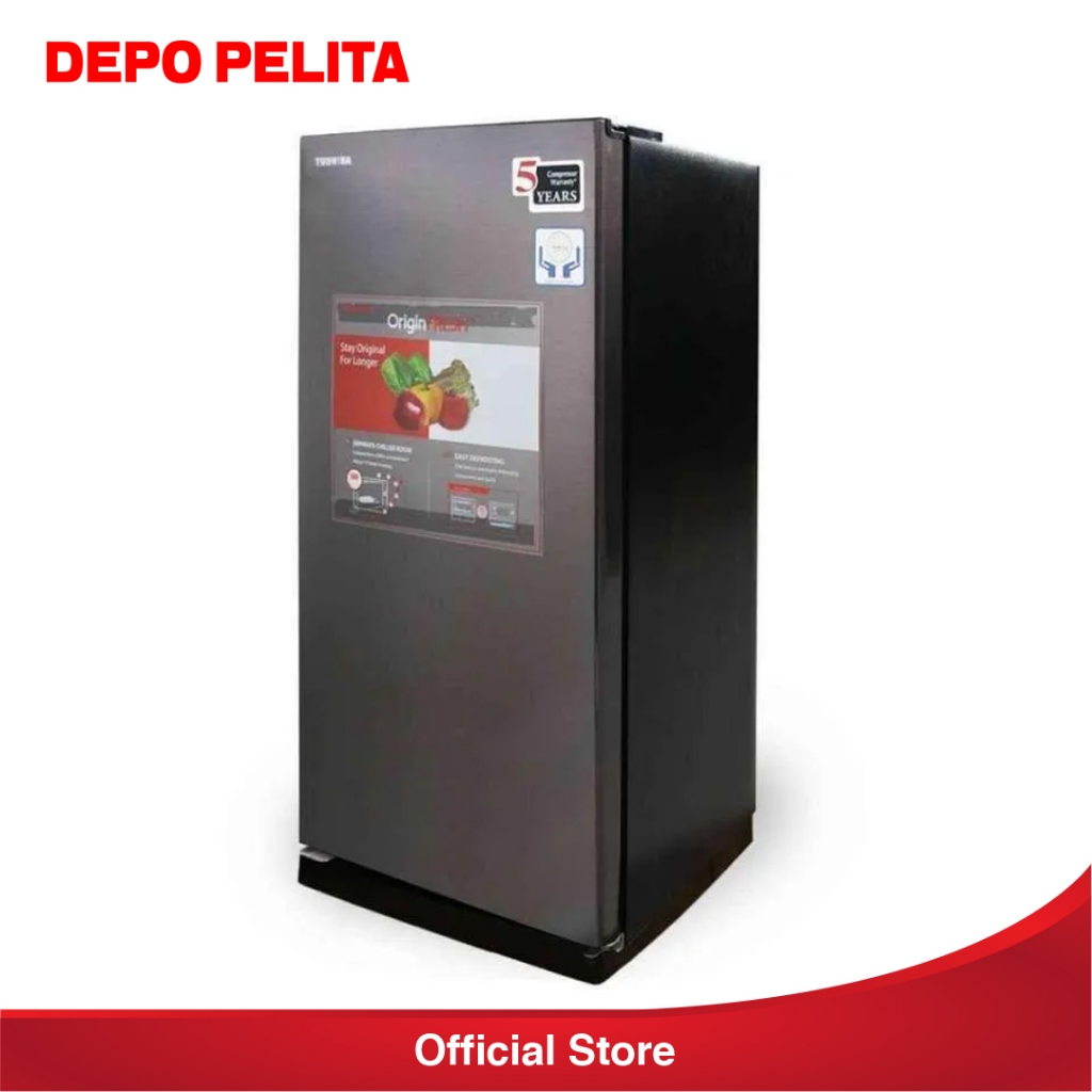 KULKAS 1 PINTU TOSHIBA GR-RD196CC-DMF / GRRD196CC / GR-RD196CC