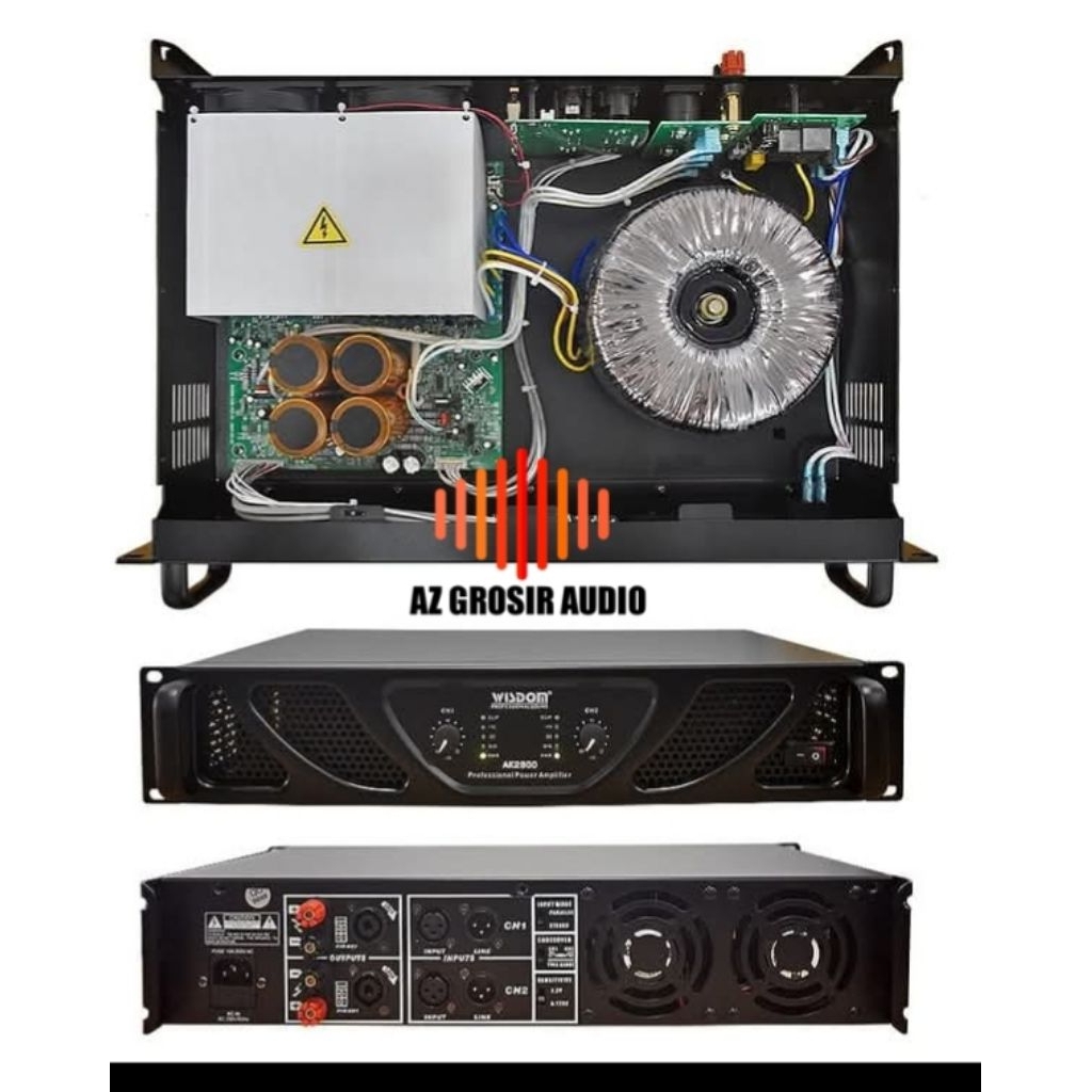 Power amplifier wisdom ak2800 power wisdom ak2800 power wisdom ak 2800 class h power 2 chanel