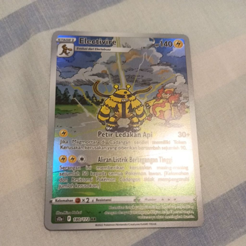 Electivire TCG Pokemon AR Indo Original
