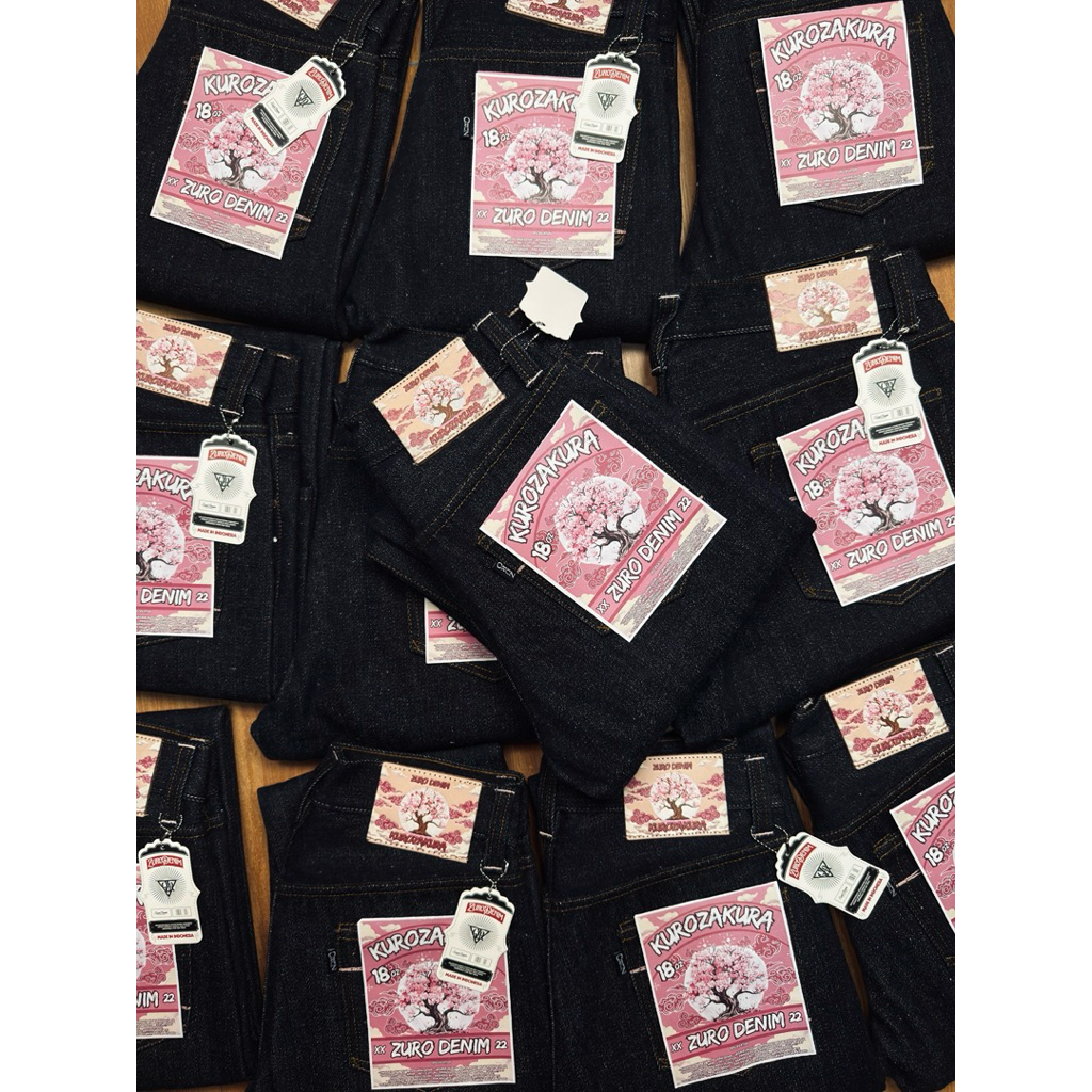 ZURO DENIM - KUROZAKURA 18oz