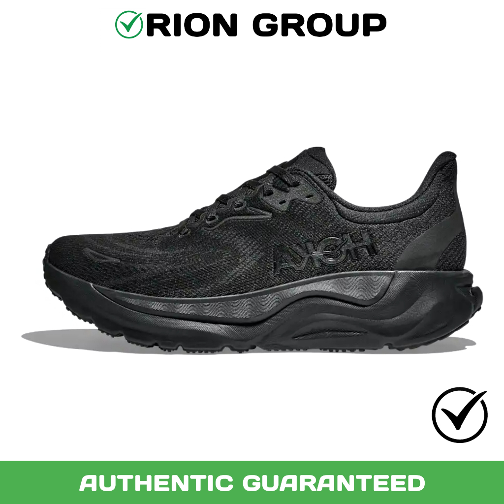 Sepatu Lari / Running Hoka Arahi 8 Wide Men's - Black / Full Hitam Original