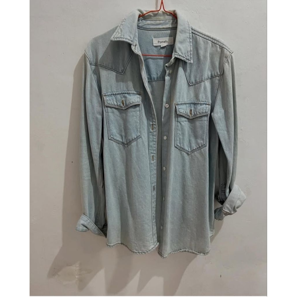 Preloved Jaket Jeans Pomelo