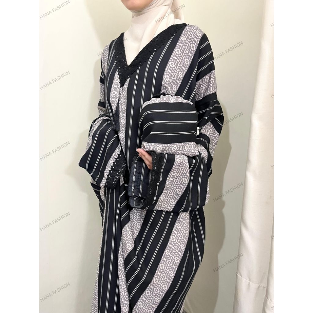 Mukena Abaya Turkey Hitam