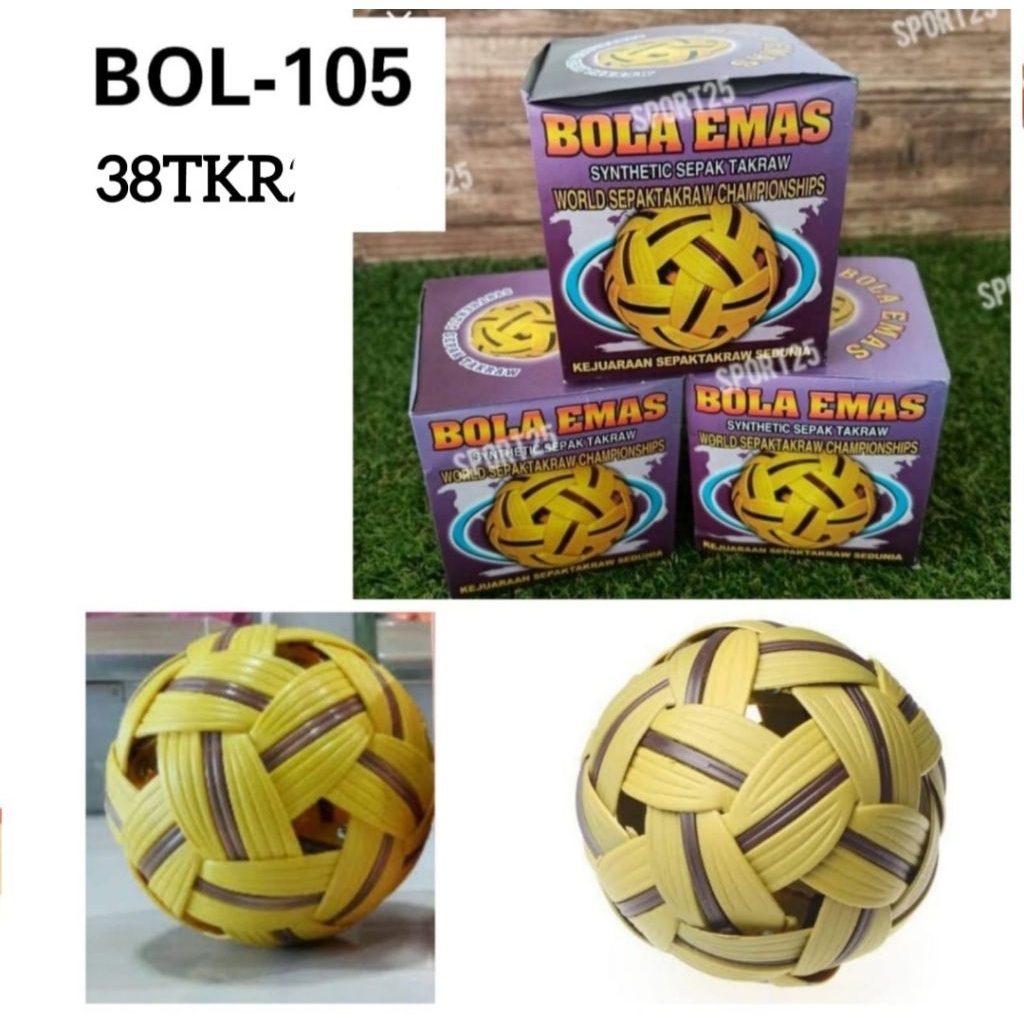 BOLA PLASTIK SEPAK / BOLA SEPAK / ALAT OLAHRAGA TENDANG Bola takraw Rotan