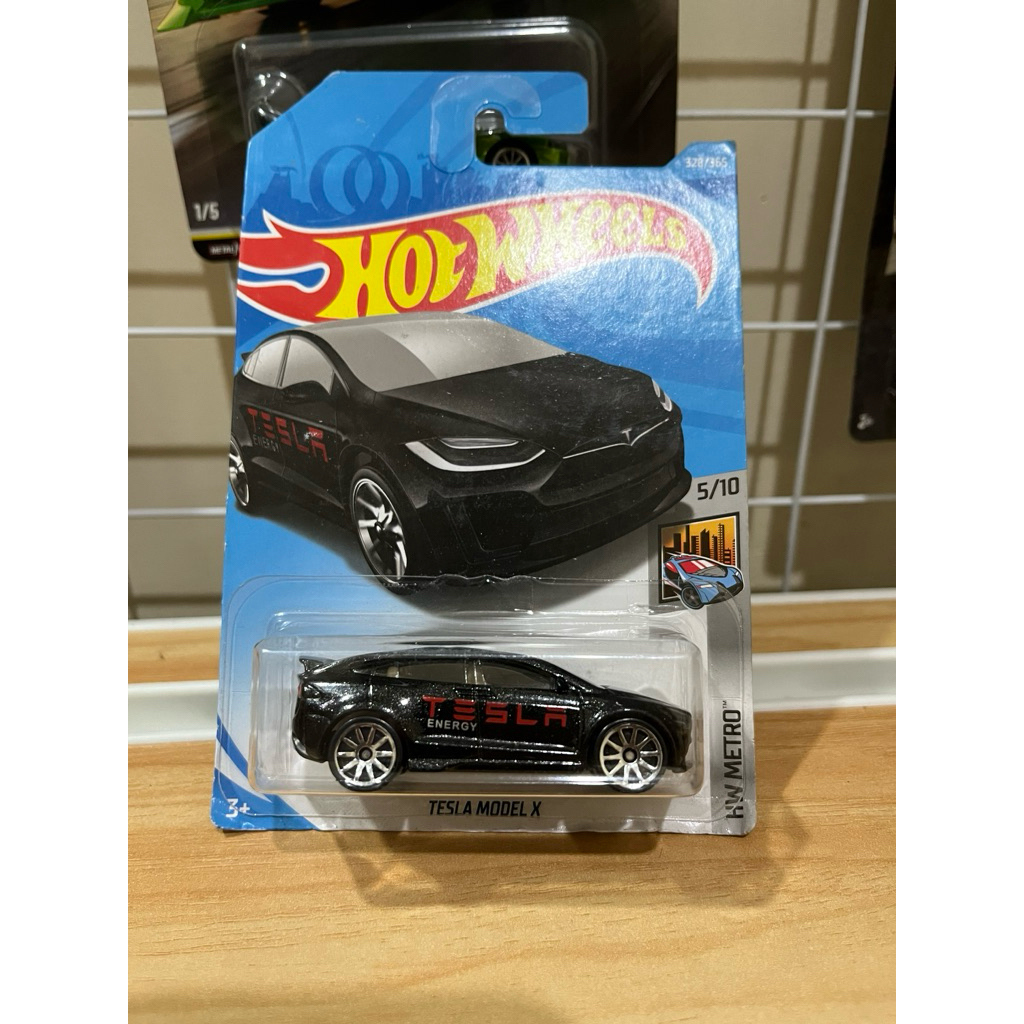hot wheels tesla model x hitam
