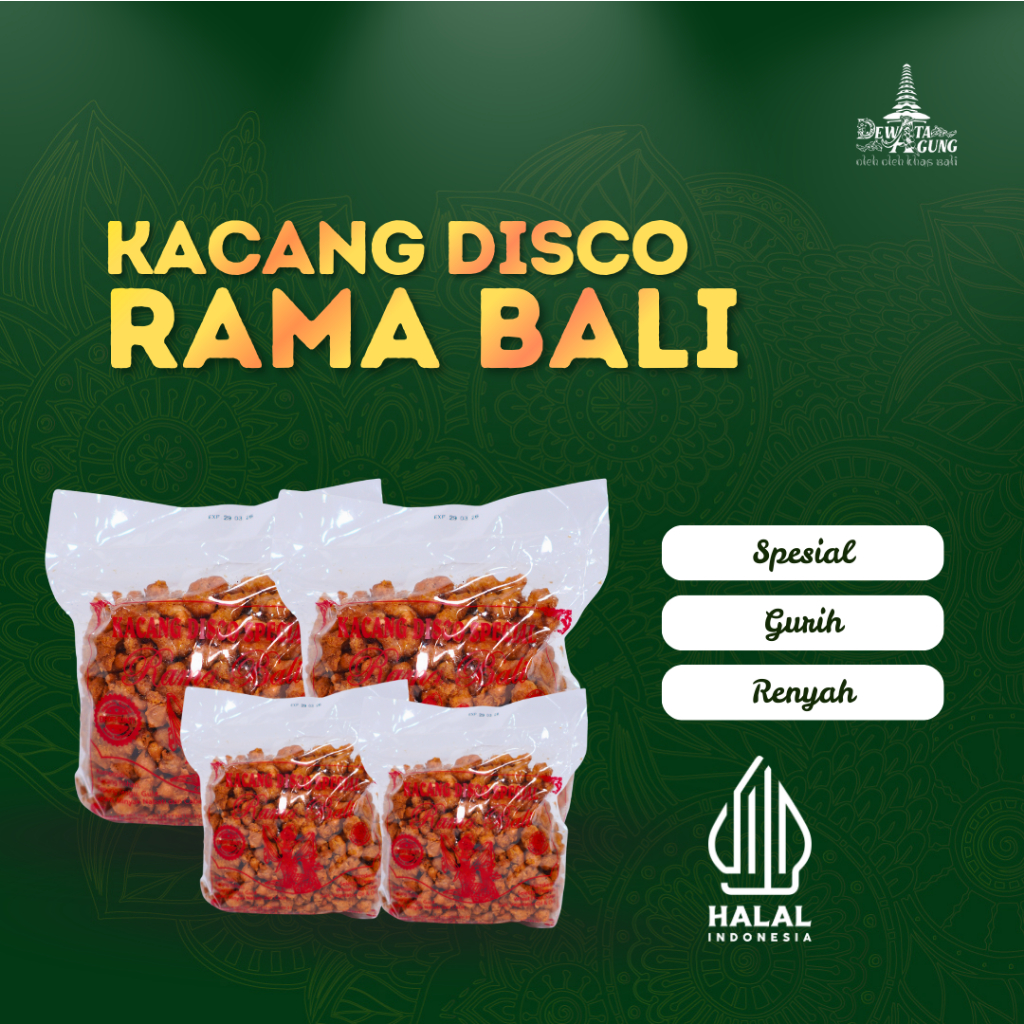 Kacang Disco Rama Bali Oleh-oleh Khas Bali