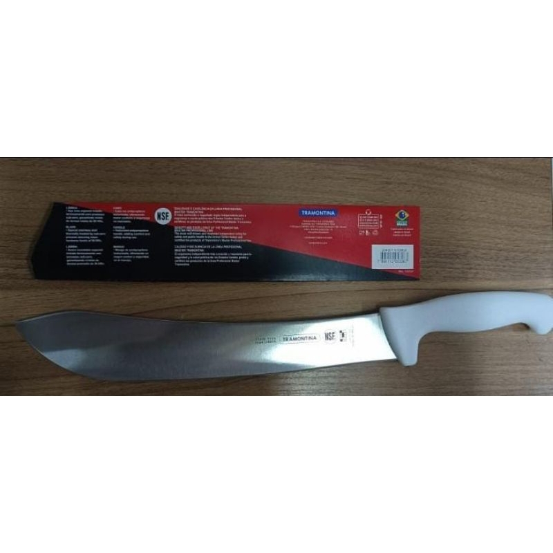 Tramontina Pisau Sembelih / Pisau Dapur untuk Daging / Butcher Knife Bullnose Tramontina 10" kode 24