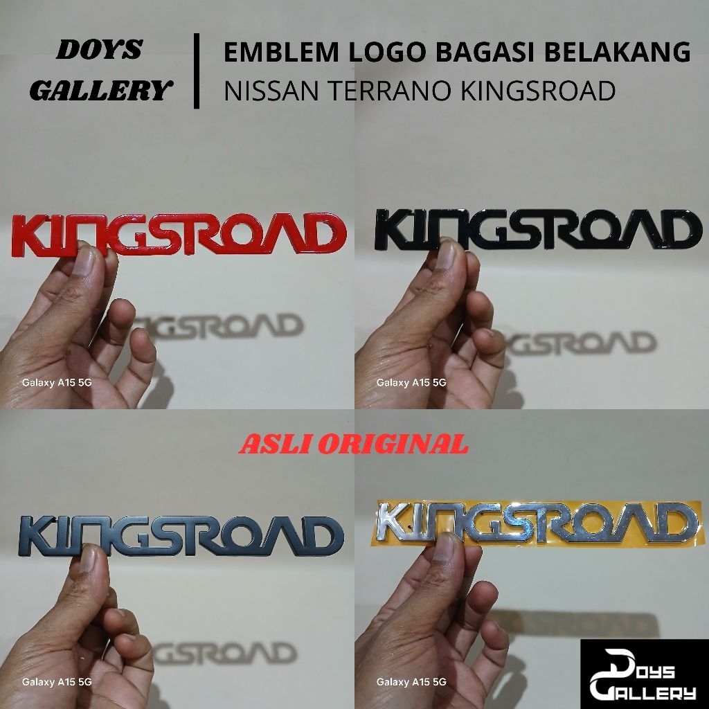 Emblem logo bagasi belakang mobil nissan terrano kingsroad harga promo asli original