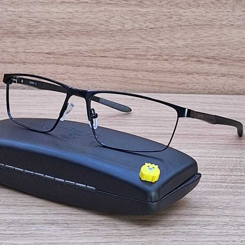 Kacamata Lensa Progresif buat Baca & Jalan Frame F8506 Lensa Anti Radiasi Blueray Photocromic Bluecr