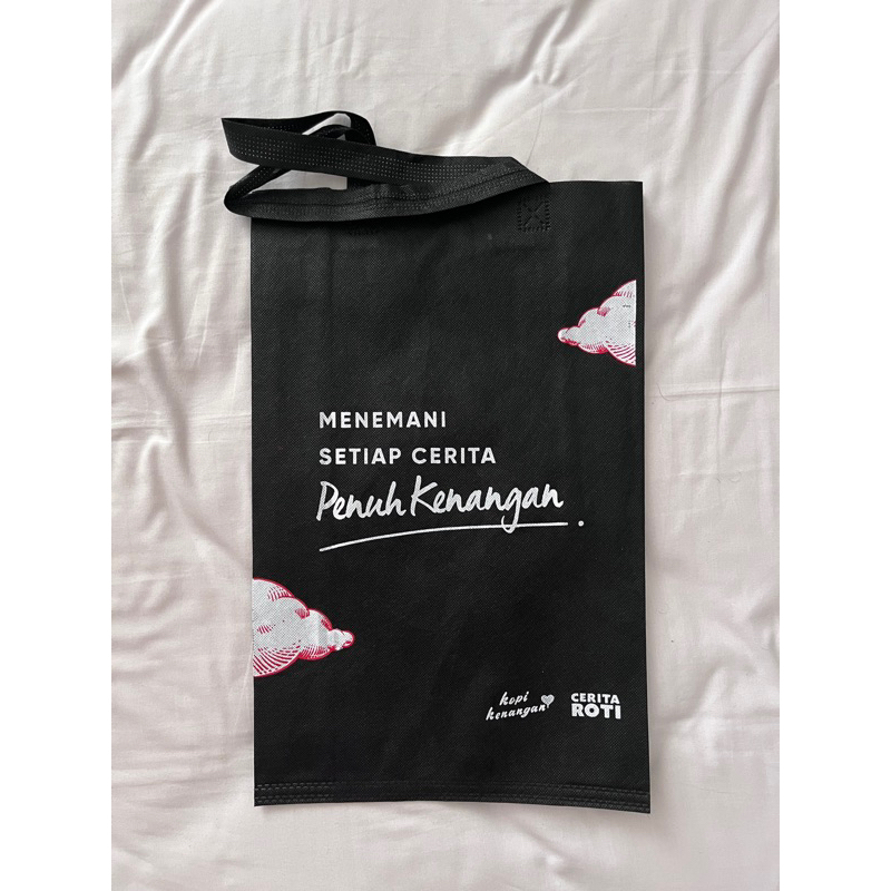 KOPI KENANGAN SpundBond / Tas Bahan Kain Authentic Tote bag Paper bag Tas Kain M
