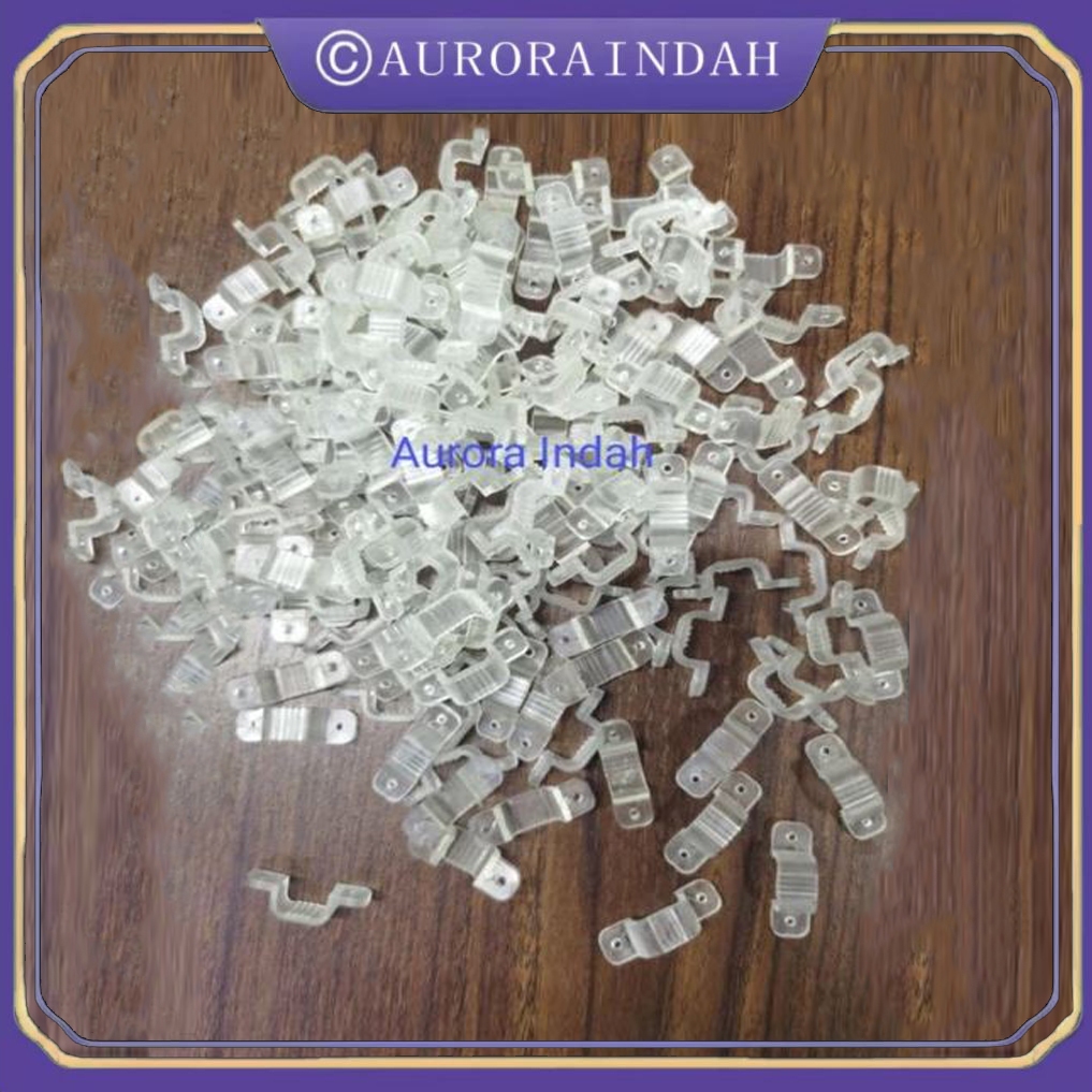 Klem Kabel LED Strip Transparan /Klem lampu LED Strip Bening