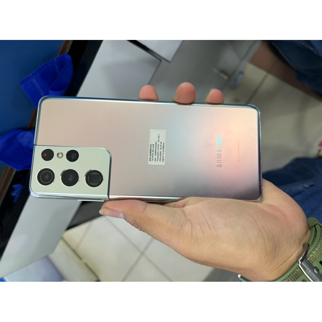 Samsung S21 ultra ram 12/256 second hp plus carger resmi sein termurah