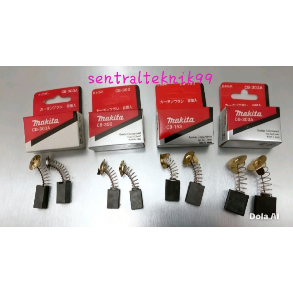 carbon brush makita cb 250 303 153 203/arang spul makita makita cb 250 303 153 203