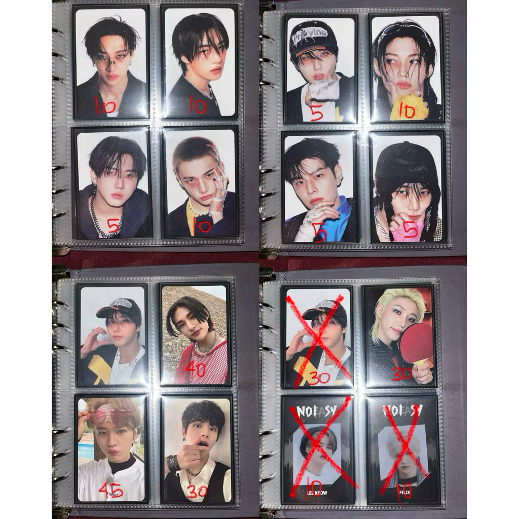 PC STRAY KIDS HYUNJIN LEE KNOW SEUNGMIN FELIX I.N BANGCHAN CHANGBIN HAN SKZOO ALBUM NO EASY KARMA