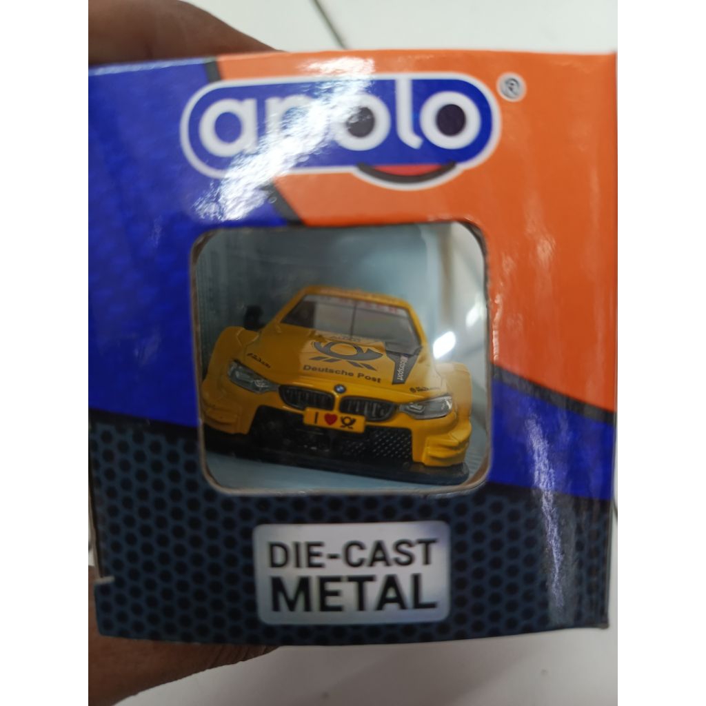 Diecast Skala 1:44 Apolo BMW M4 DTM MSZ Rare Item Full Decal