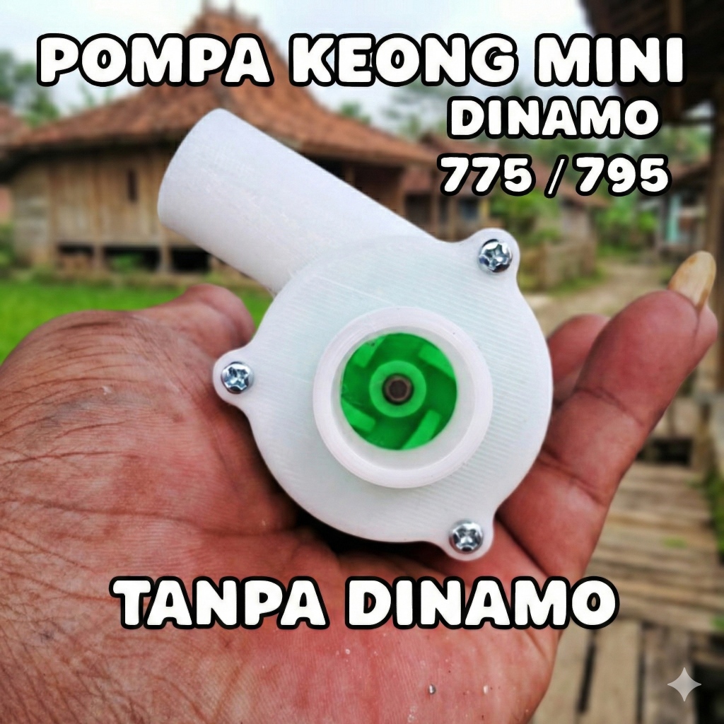 PROMO pompa air mini keong - mini pump dinamo 775 795