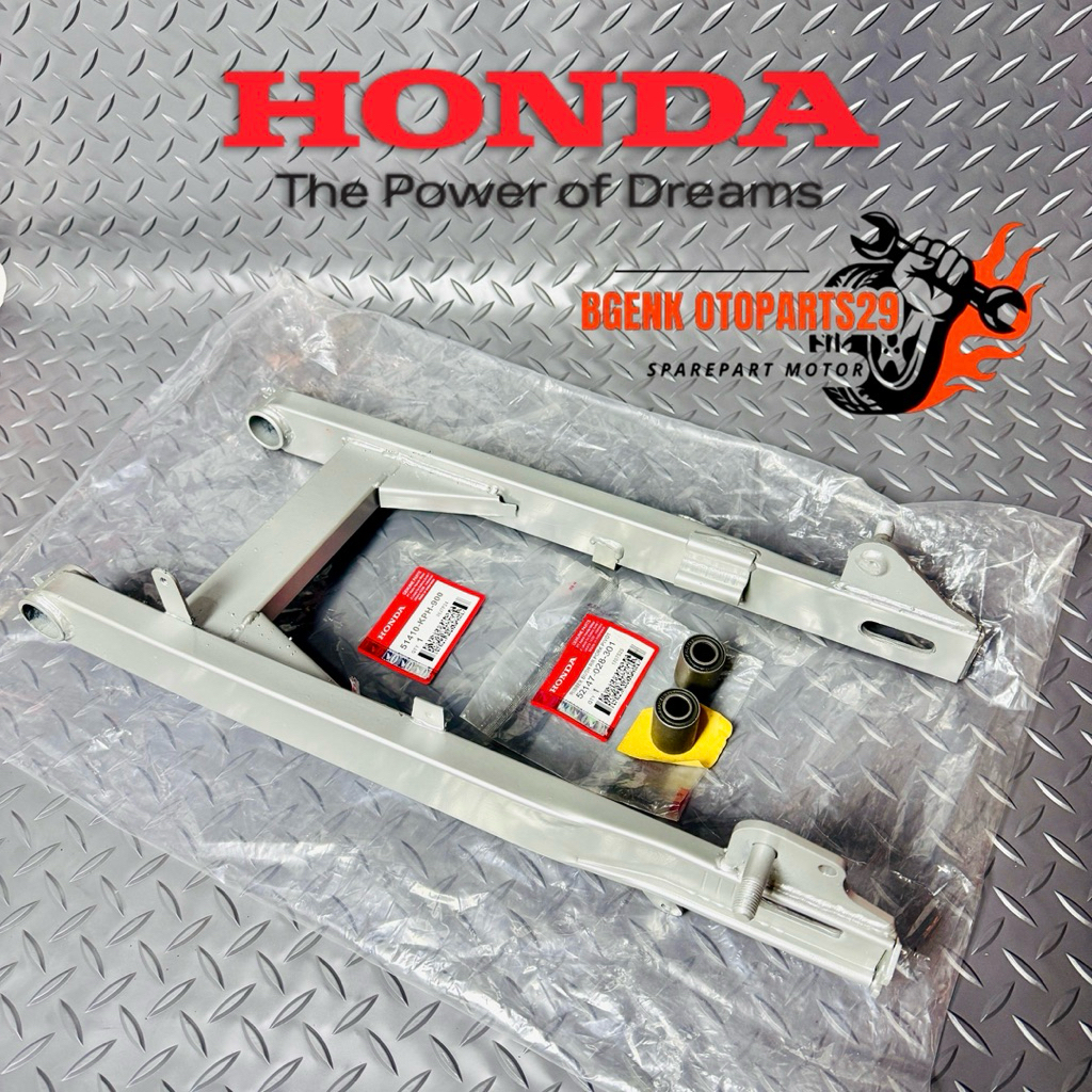 SWING ARM PIPA GARPU BELAKANG KPH HONDA KHARISMA SUPRA X 125 LAMA MODEL TROMOL ORI HGP