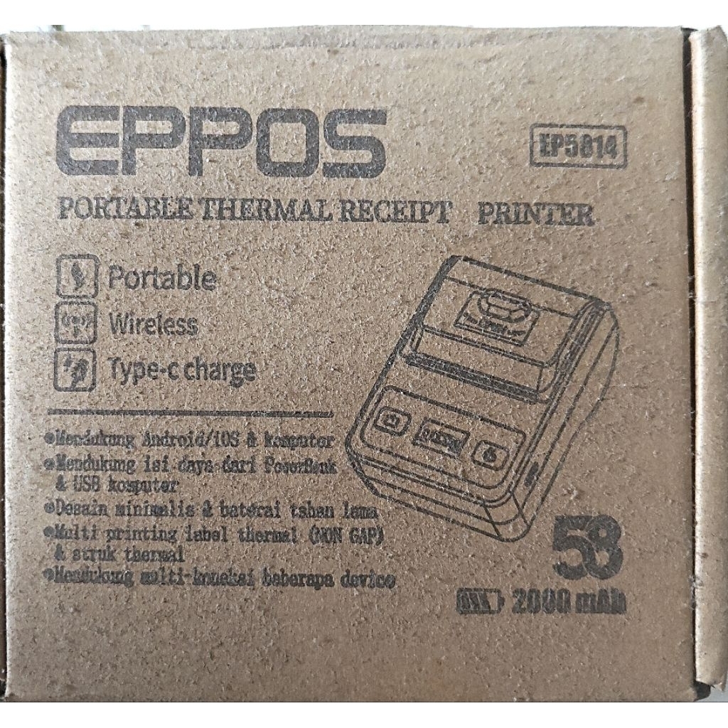 printer thermal eppos ep 5814