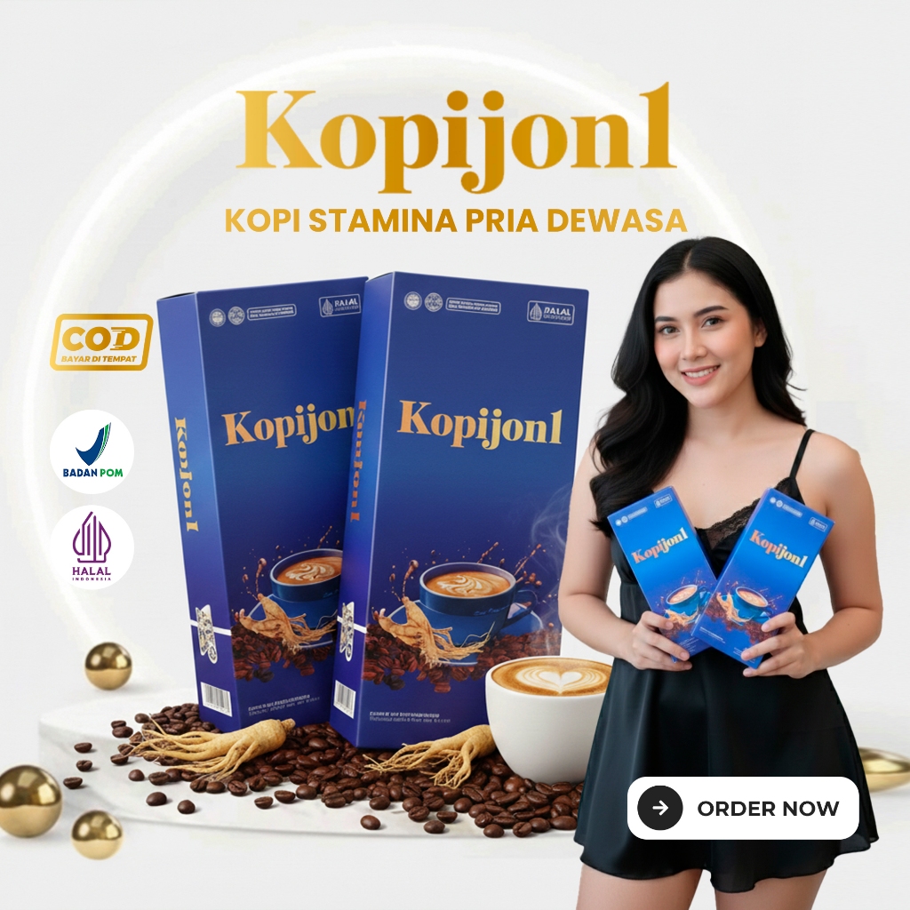 KOPI JON1 OROGINAL - MINUMAN KOPI STAMINA PRIA TAHAN LAMA ORIGINAL 100% EXTRA GINSENG & GULA AREN