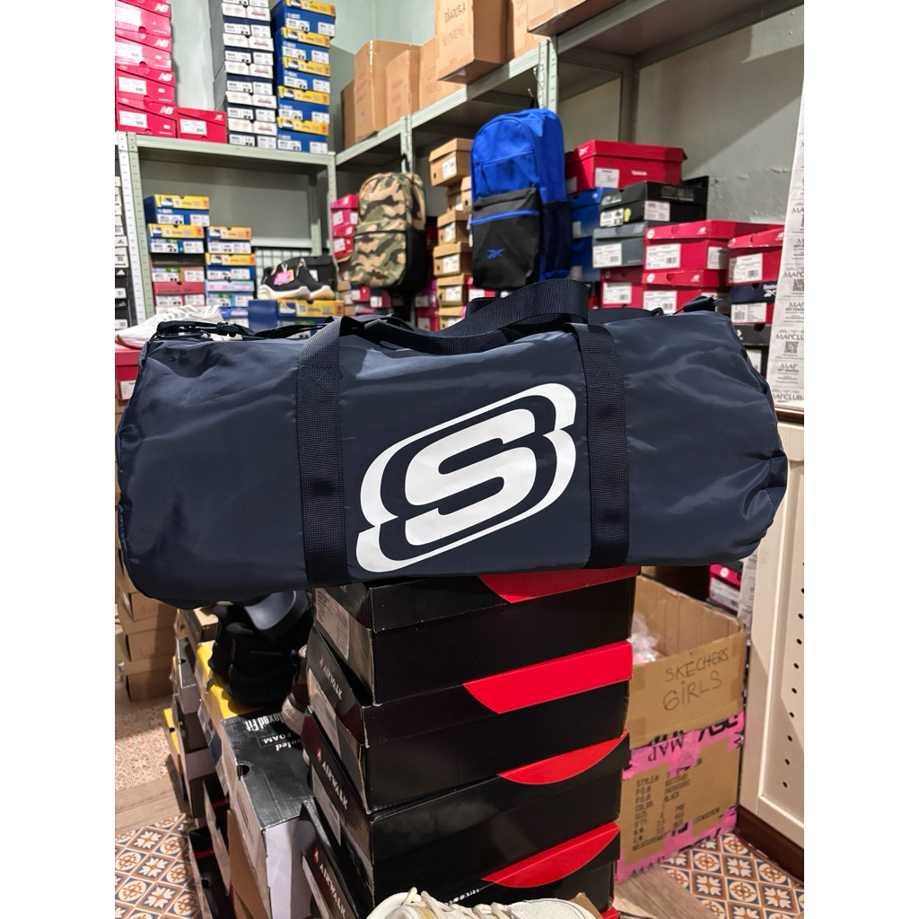Tas Skechers urbanite duffle bag navy/black