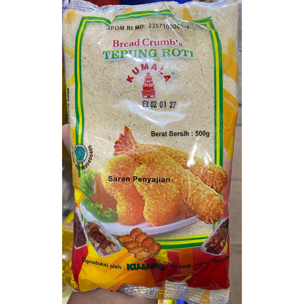 tepung roti halus kumala sari panir halus risol bread crumb breadcrumb coklat