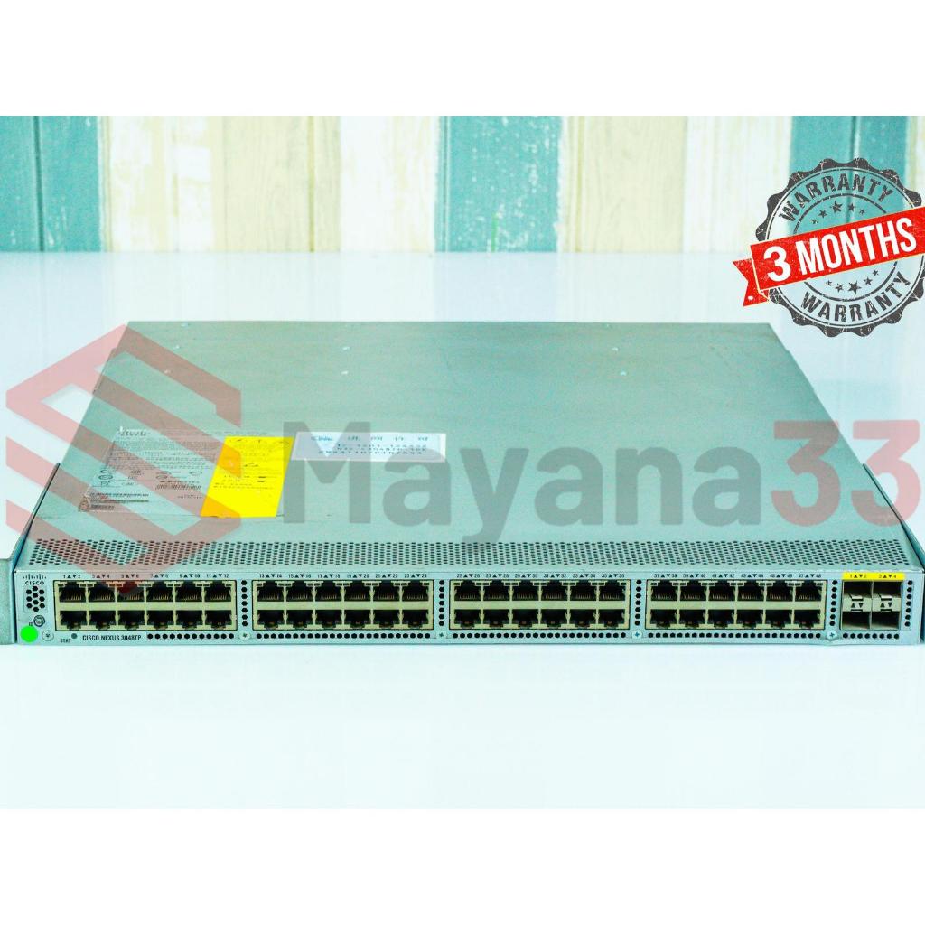 Switch Cisco Merk Nexus 3048TP 48 port Gigabit Plus 4 Port SFP 10GB / Lenovo RackSwitch G8052 48 Por