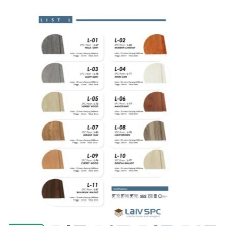 LAIV List L Siku SPC/Vinyl LAIV Lantai SPC/Vinyl