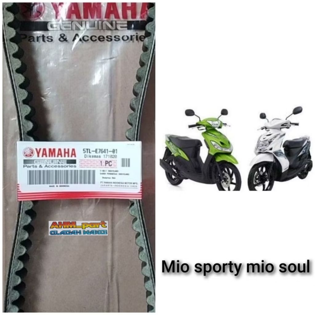Vanbelt v-belt only  Mio karbu mio soul karbu 5TL-E7641-01 ori YAMAHA