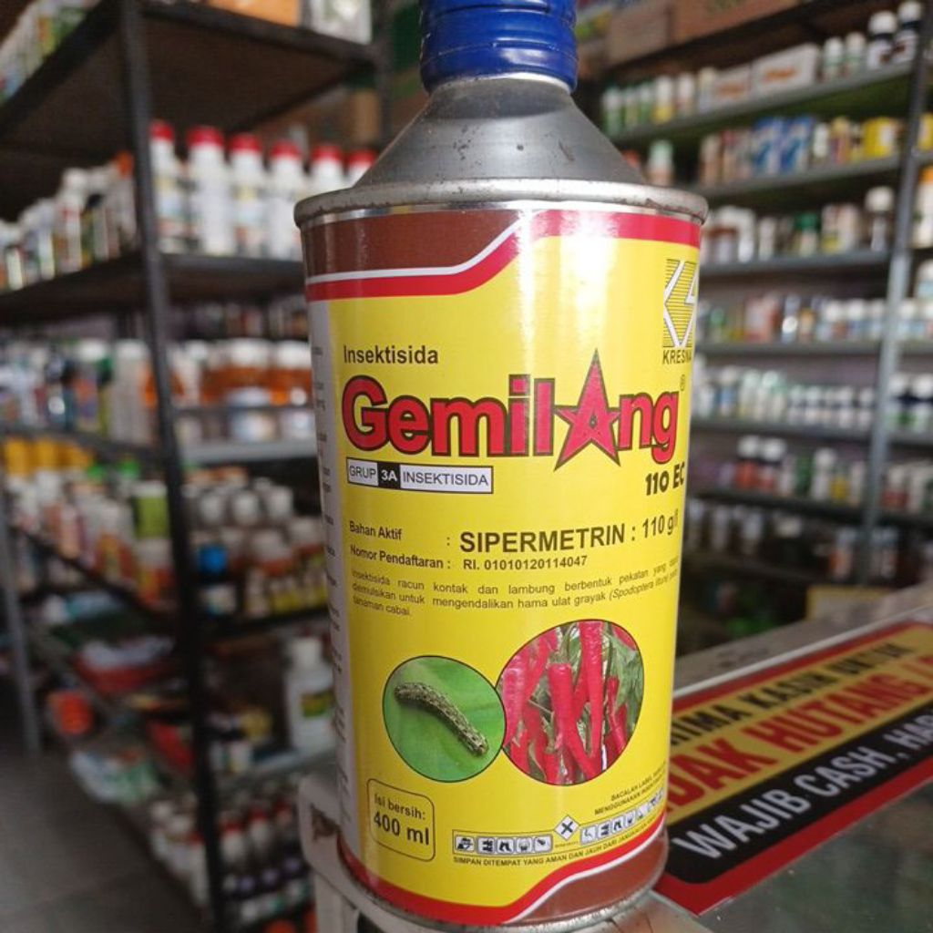 Gemilang insektisida 110ec ,Sipermetrin 400ml