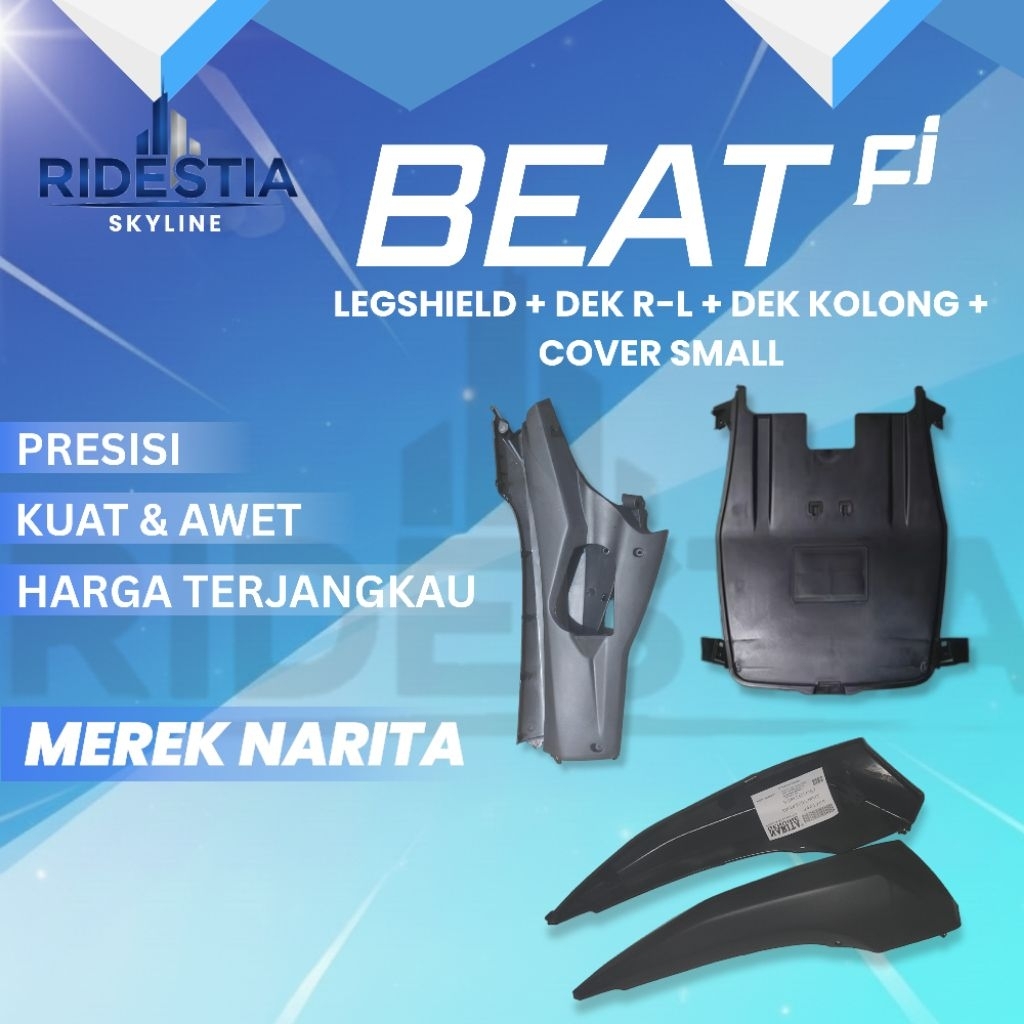 BODY MOTOR BEAT FI 2013 - 2015 DEK BAWAH KOLONG, SMALL COVER BEAT FI, LEGSHIELD TENGAH DLL