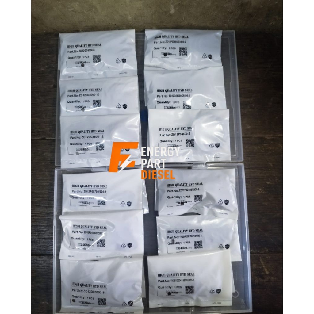 Seal kit control valve Kobelco SK200-8 bahan vitton